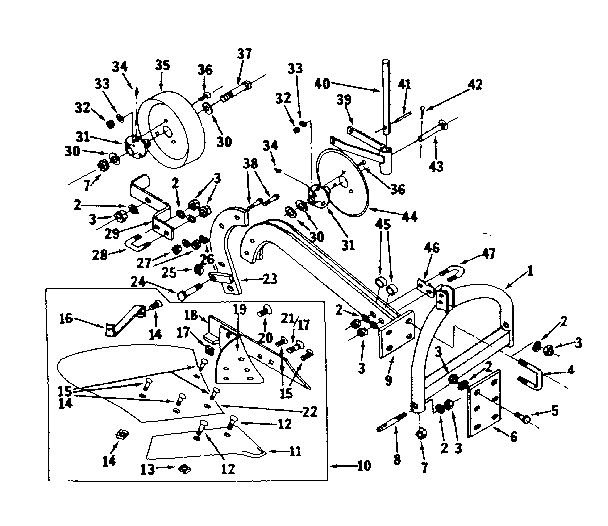 Replacement Parts Diagram and Parts List for 757262910  Craftsman Lawn Tractor