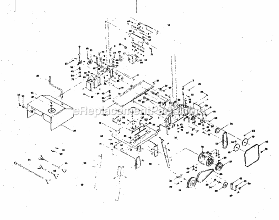 Page A Diagram and Parts List for 306233710  Craftsman Planer Jointer