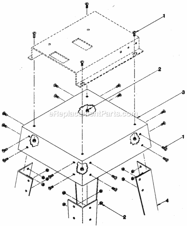 Page G Diagram and Parts List for 306233811  Craftsman Planer Jointer