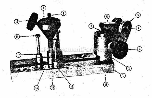 Unit Parts Diagram and Parts List for 30623391  Craftsman Circular Saw