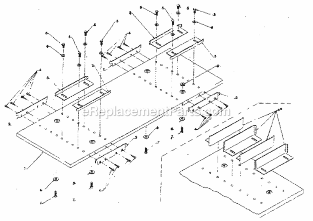 Page D Diagram and Parts List for 30623395  Craftsman Planer Jointer