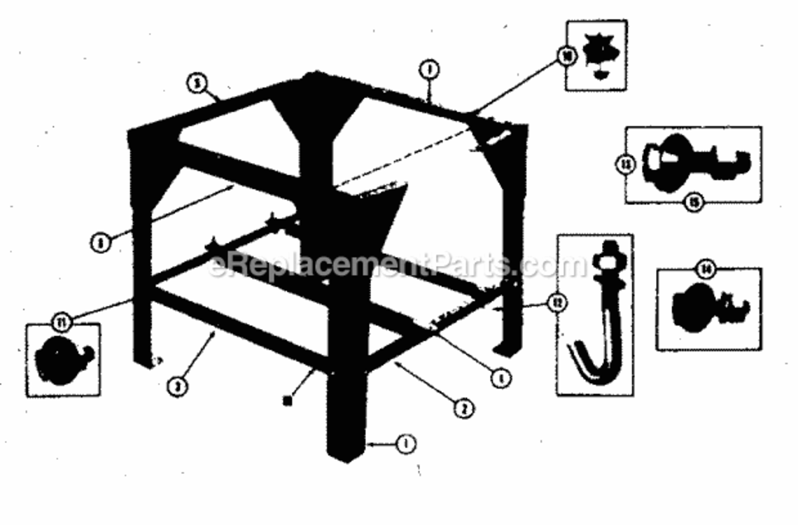 Page A Diagram and Parts List for 30623399  Craftsman Planer Jointer