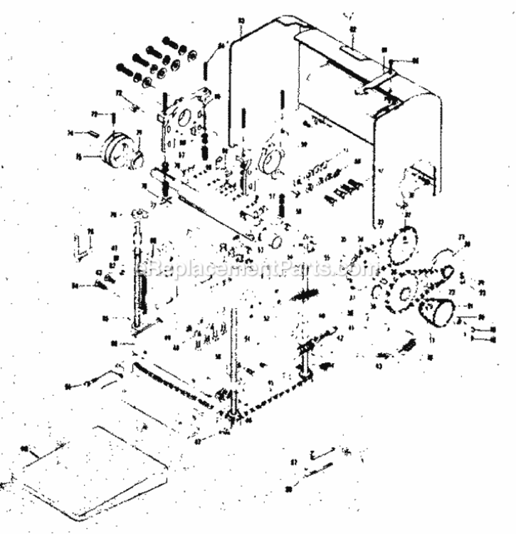 Page C Diagram and Parts List for 30623399  Craftsman Planer Jointer