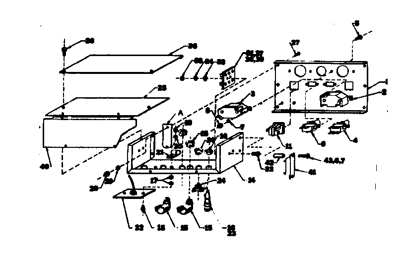 Connection Panel Diagram and Parts List for 580320920  Craftsman Engine