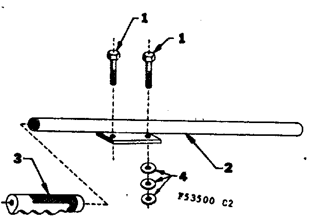 Handle Diagram and Parts List for 58053500  Craftsman Engine