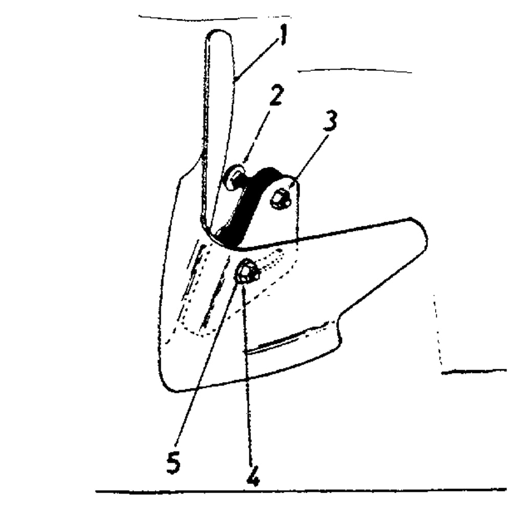 8" Furrow Plow Stock Diagram and Parts List for CULTIVATINGSHIELDS-29091  Craftsman Tiller