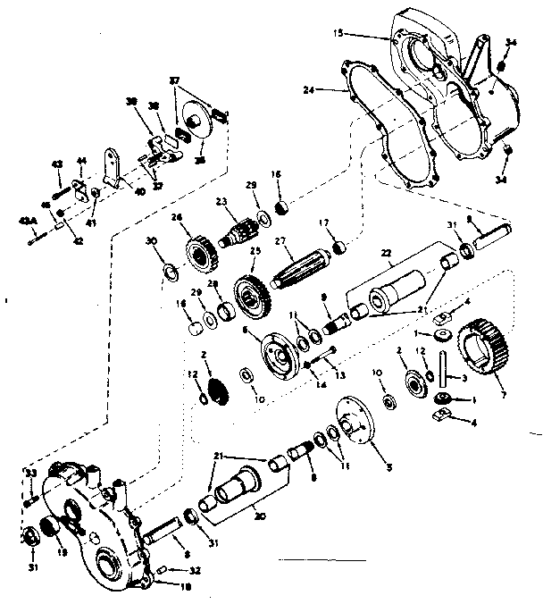 Replacement Parts Diagram and Parts List for 1431335  Craftsman Engine