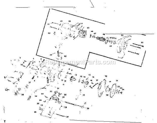 Unit Parts Diagram and Parts List for 31510850  Craftsman Circular Saw