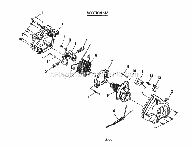 Circular Saw Diagram and Parts List for 315108990  Craftsman Circular Saw