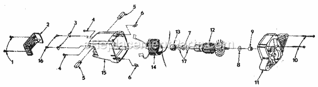 Page A Diagram and Parts List for 315109211  Craftsman Circular Saw