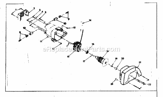 Page A Diagram and Parts List for 31510940  Craftsman Circular Saw