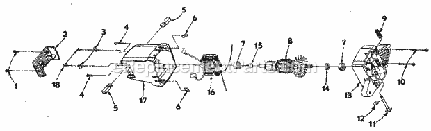 Page A Diagram and Parts List for 315109550  Craftsman Circular Saw