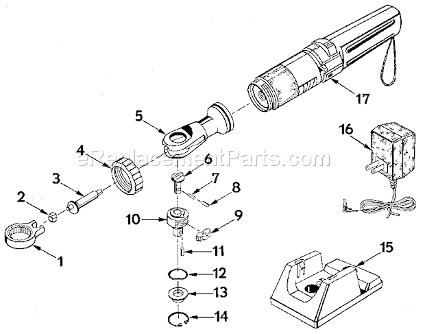 Page A Diagram and Parts List for 315111440  Craftsman Electric Drill