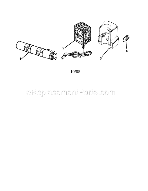 Page A Diagram and Parts List for 315111810  Craftsman Electric Drill