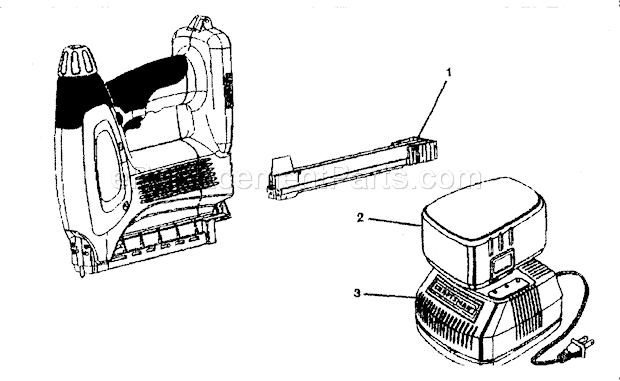 Page A Diagram and Parts List for 315115120  Craftsman Nailer