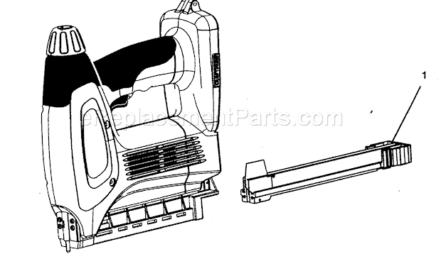 Page A Diagram and Parts List for 315115122  Craftsman Nailer