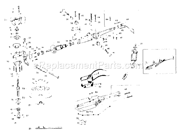 Unit Parts Diagram and Parts List for 31511530  Craftsman Sander Polisher