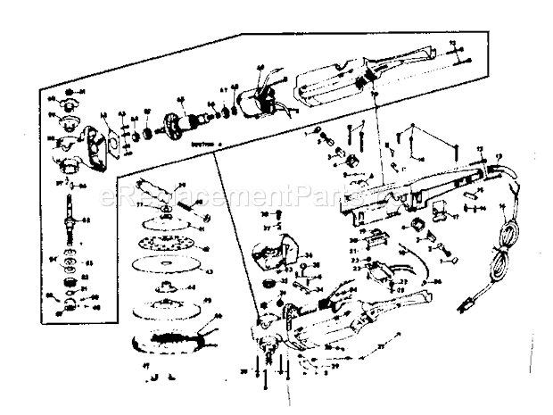 Unit Parts Diagram and Parts List for 31511551  Craftsman Sander Polisher
