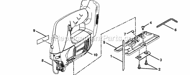 Saw Diagram and Parts List for 315115690  Craftsman Table Saw