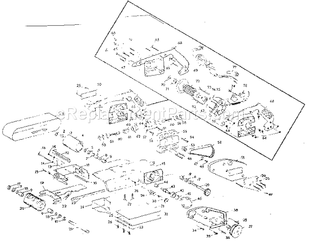 Unit Parts Diagram and Parts List for 31511761  Craftsman Belt or Drum Sander