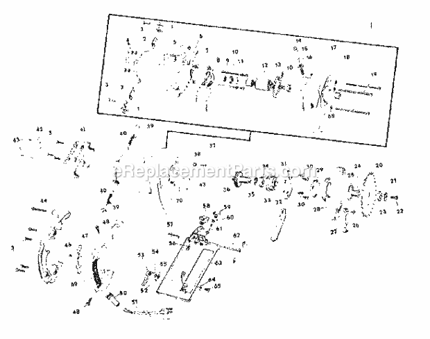 Unit Parts Diagram and Parts List for 31511866  Craftsman Circular Saw