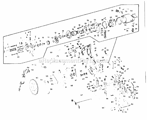 Unit Parts Diagram and Parts List for 31511880  Craftsman Circular Saw