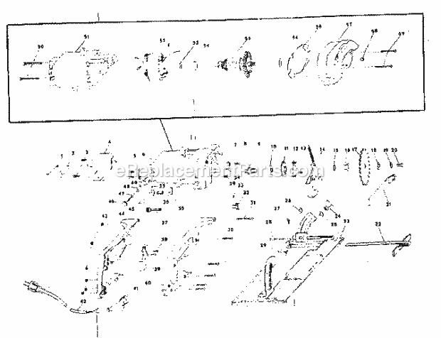 Unit Parts Diagram and Parts List for 31511890  Craftsman Circular Saw