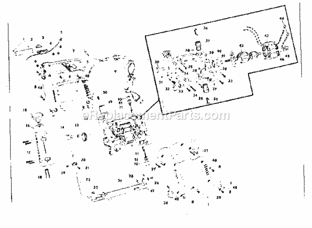 Unit Parts Diagram and Parts List for 31517240  Craftsman Jig Saw