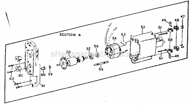 Page B Diagram and Parts List for 31517256  Craftsman Jig Saw