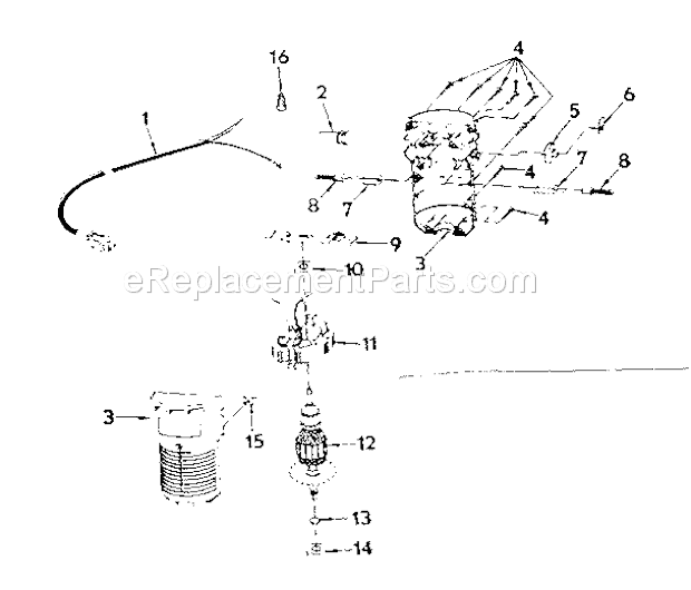 Section "A" Diagram and Parts List for 31517301  Craftsman Router
