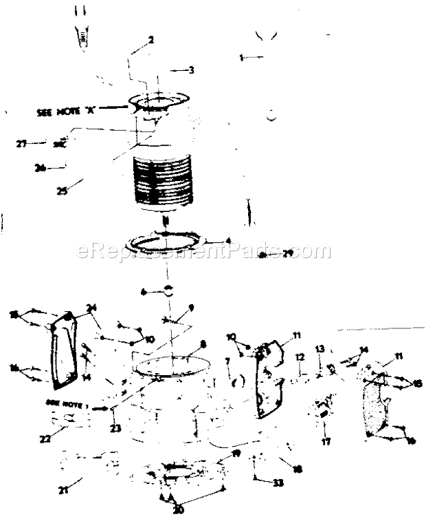 Base Assembly Diagram and Parts List for 31517560  Craftsman Router