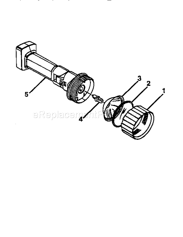 Unit Parts Diagram and Parts List for 315217530  Craftsman Worklight & Flashlight