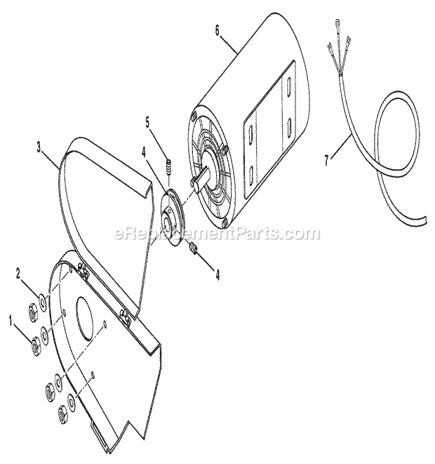 Page F Diagram and Parts List for 315228590  Craftsman Table Saw