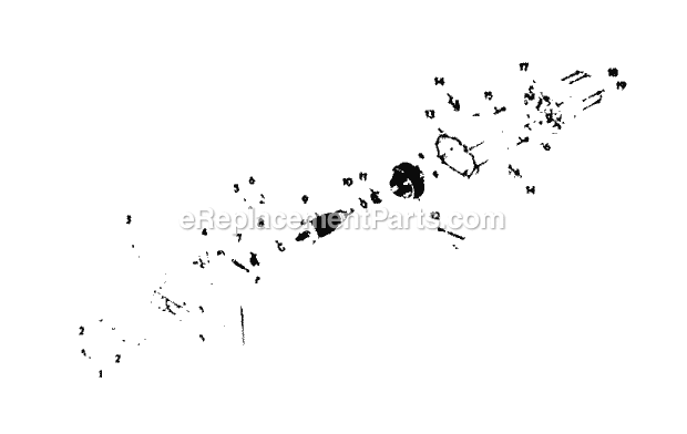 Field And Armature Assemb... Diagram and Parts List for 31523450  Craftsman Miter Saw