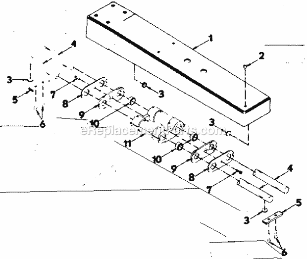 Page D Diagram and Parts List for 31523741  Craftsman Chop Saw
