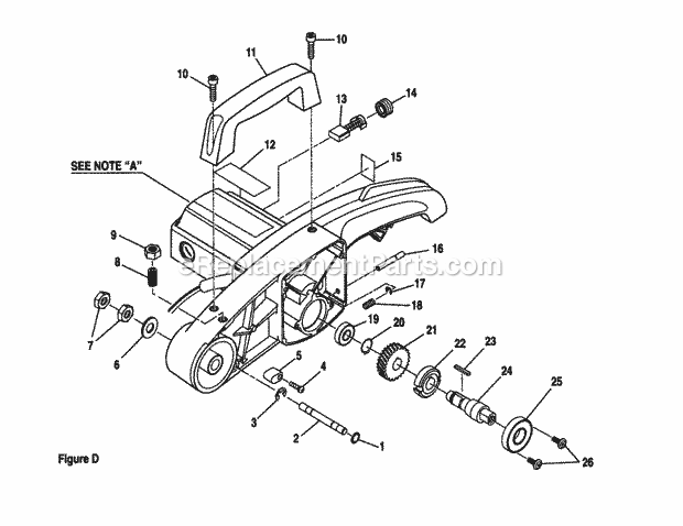 Handle Diagram and Parts List for 315243000  Craftsman Miter Saw