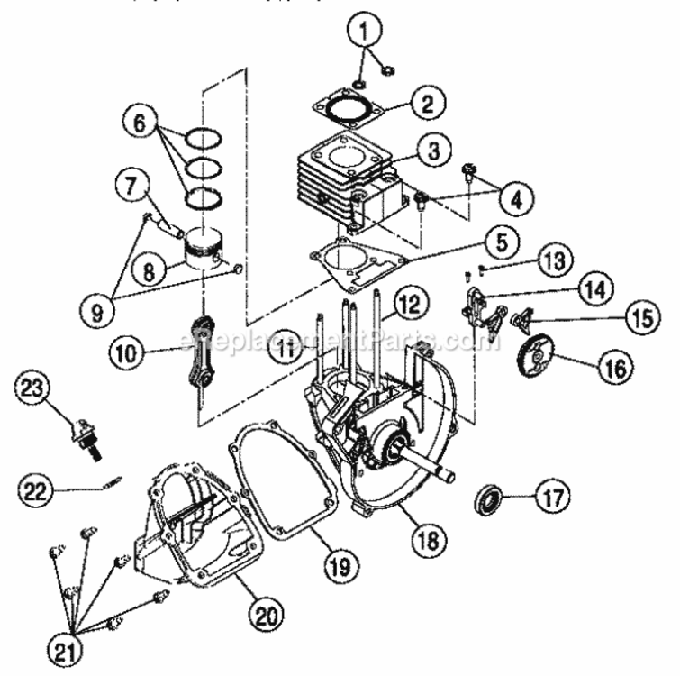 Page A Diagram and Parts List for 315742260  Craftsman Leaf Blower / Vacuum