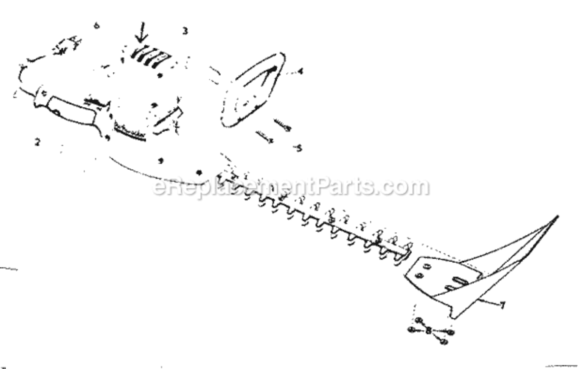 Page A Diagram and Parts List for 31581562  Craftsman Trimmer