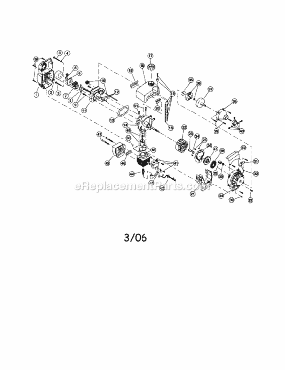 Page A Diagram and Parts List for 316292620  Craftsman Tiller