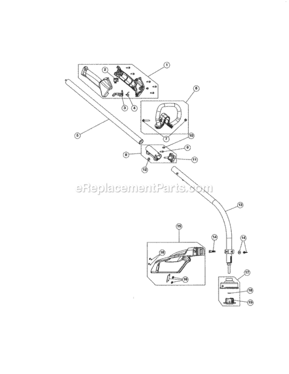 Page B Diagram and Parts List for 316711021  Craftsman Trimmer