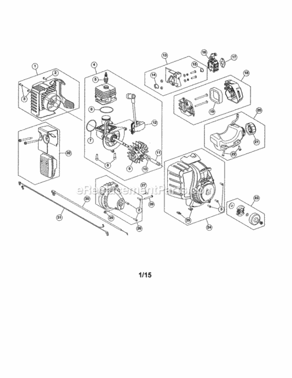 Page A Diagram and Parts List for 316711191  Craftsman Trimmer