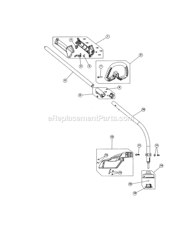 Page B Diagram and Parts List for 316731701  Craftsman Trimmer