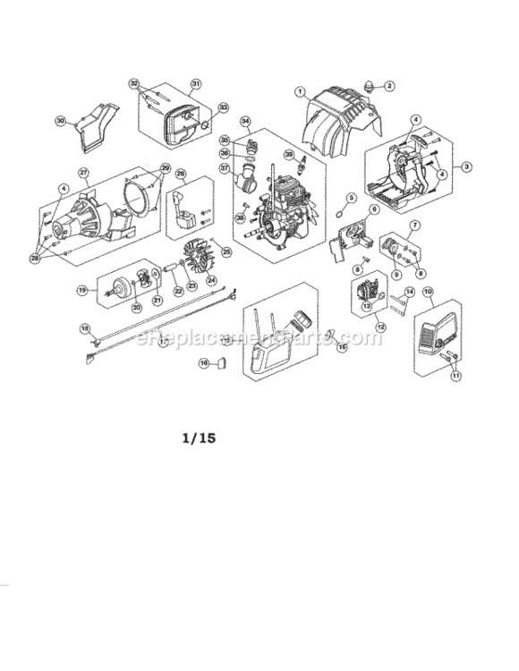 Page A Diagram and Parts List for 316731702  Craftsman Trimmer