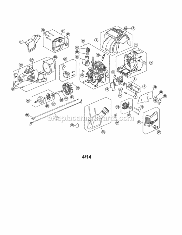 Page A Diagram and Parts List for 316731931  Craftsman Trimmer