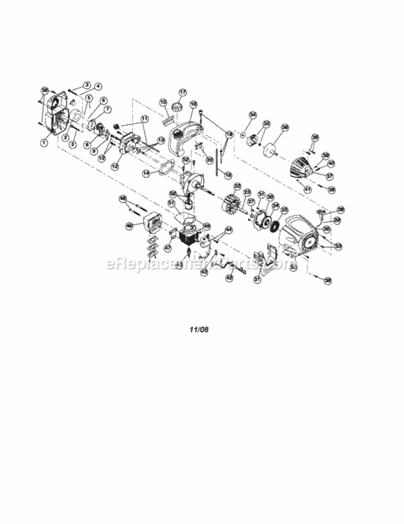Page A Diagram and Parts List for 31679113  Craftsman Trimmer