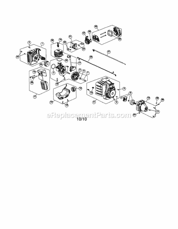 Page A Diagram and Parts List for 316791160  Craftsman Trimmer