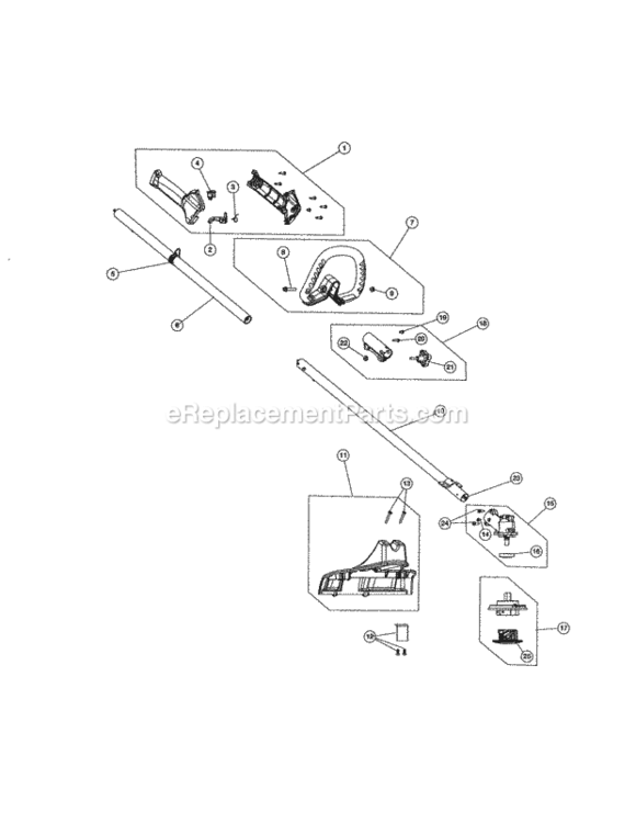 Page F Diagram and Parts List for 316791201  Craftsman Trimmer