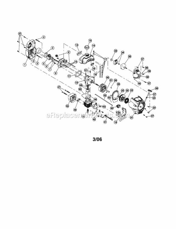 Page A Diagram and Parts List for 316791890  Craftsman Trimmer