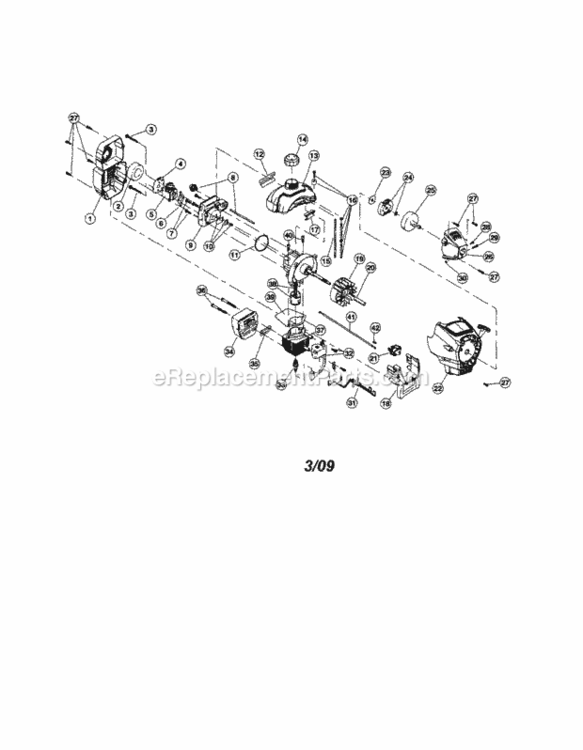 Page A Diagram and Parts List for 316791900  Craftsman Trimmer
