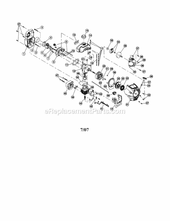 Page A Diagram and Parts List for 316791920  Craftsman Trimmer